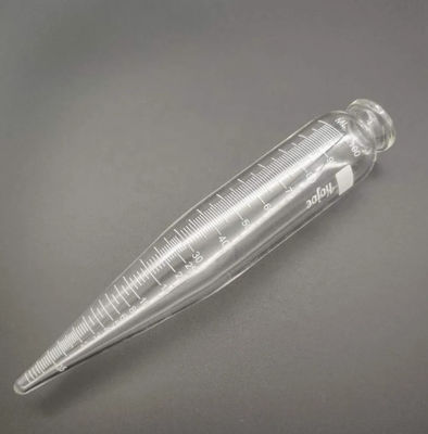 Un bon prix. 100 ml tube de centrifugeuse en verre conique tube à huile gradué en ligne