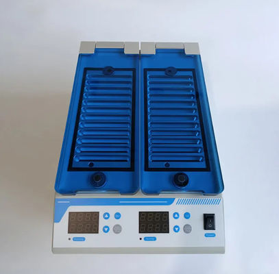 Un bon prix. Incubateur 180W avec deux chambres de travail indépendantes et capacité maximale de 24 cartes de gel, cartes de groupe sanguin 6 colonnes/8 colonnes en ligne