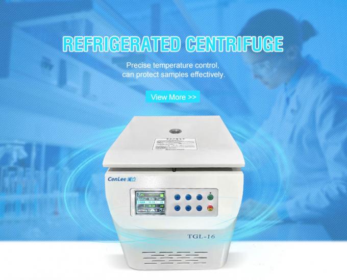 Centrifugeuse réfrigérée TGL-16 à haute vitesse, 21532g, capacité 90 ml, -20°C à +40°C 1