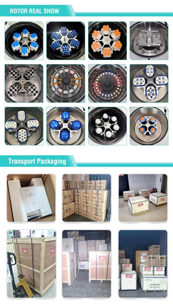 Centrifugeuse réfrigérée TGL-16 à haute vitesse, 21532g, capacité 90 ml, -20°C à +40°C 8