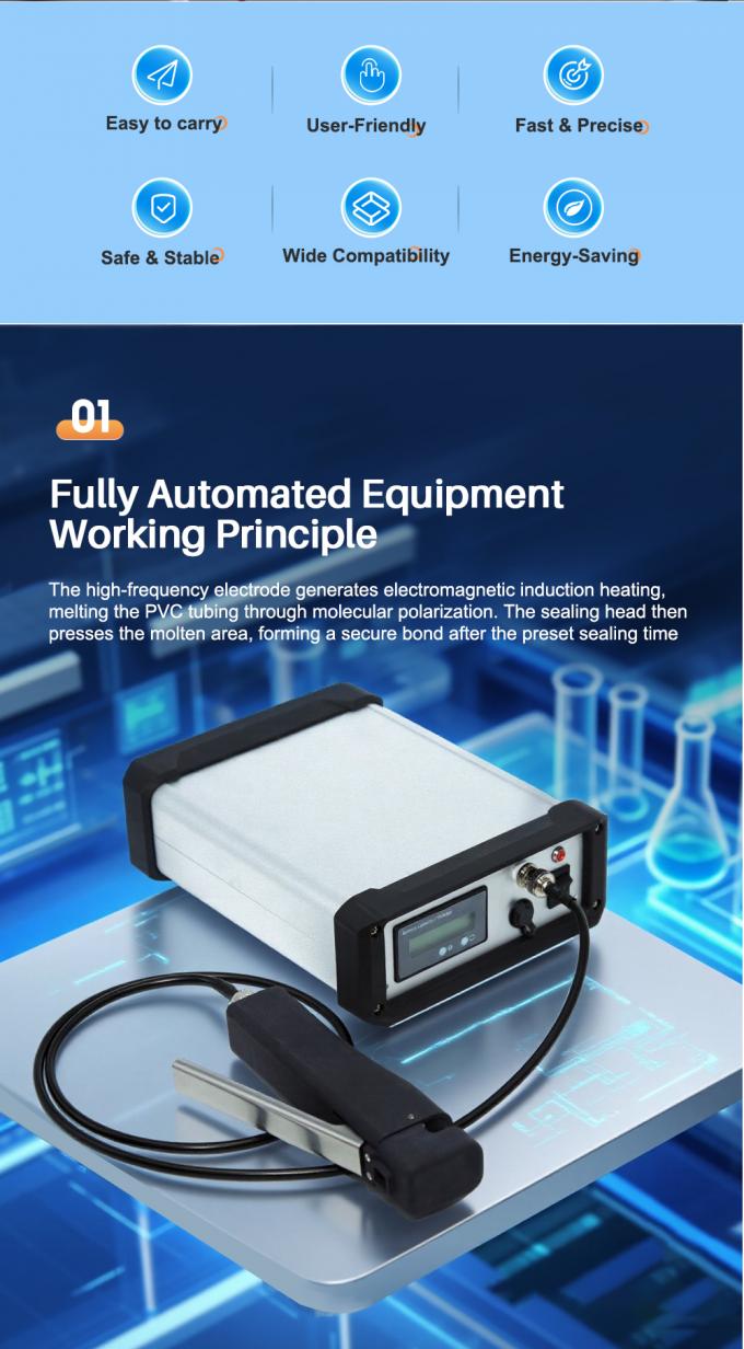 Une machine à sceller les sacs sanguins en PVC pour les hôpitaux, une machine à sceller les sacs sanguins pour les banques de sang 1