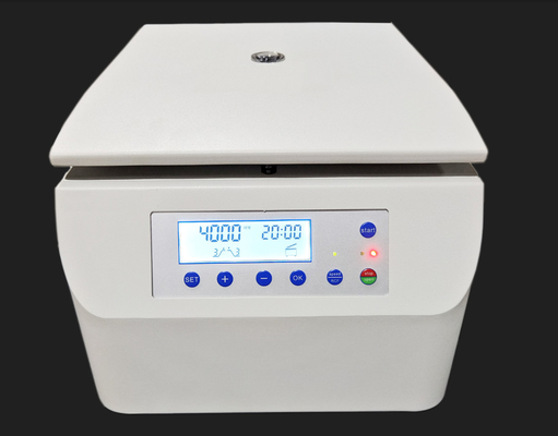 Centrifugeuse à vitesse réduite 4000rpm de laboratoire de Benchtop avec le rotor fixe 6x 50ml d'angle