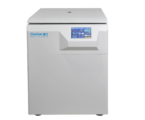 Centrifugeuse réfrigérée à grande capacité de type plancher à grande vitesse de 3000 ml avec RCF max. de 33500 x g