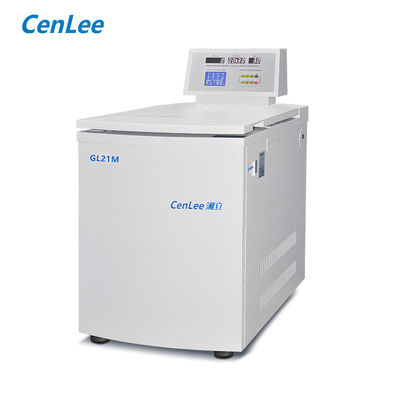 GL21M Centrifugeuse réfrigérée à haute vitesse ultra haute vitesse avec vitesse d'accélération/decel de 10/10 et tours max. de 21000 tours/min