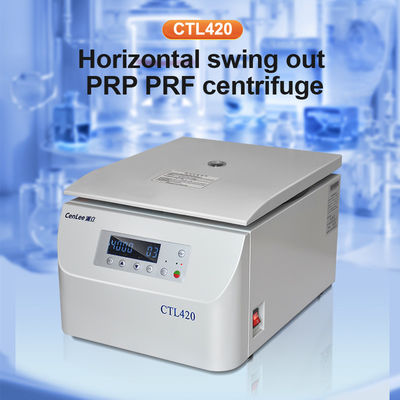 Un bon prix. CTL420 Centrifugeuse balancer hors horizontale machine de laboratoire à basse vitesse moteur sans brosse en acier inoxydable 12x20ml capacité en ligne