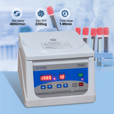 TD4D Centrifugeuse à basse vitesse PRP Solution pour la séparation sanguine du plasma riche en plaquettes