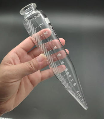 Un bon prix. Tubes à centrifugeuse coniques en verre borosilicate à double renforcement pour la recherche en laboratoire, capacité 100/200 ml en ligne