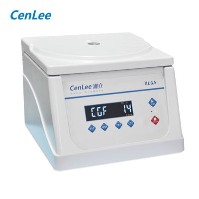Un bon prix. Petite centrifuge de paillasse pour PRP avec une vitesse maximale de 4000 tr/min, une force G de 2200xg et une capacité de 8x15 ml pour la séparation du plasma sanguin en ligne