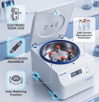 Un bon prix. Centrifugeuse horizontale de corps en acier inoxydable Cenlee Durable 304 CTL420 4200RPM 2200xg pour le traitement orthopédique de la croissance des cheveux en ligne