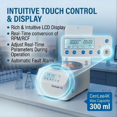 Un bon prix. Centrifuge de paillasse à basse vitesse certifiée CE 4000 tr/min avec moteur sans balais pour usage en laboratoire en ligne