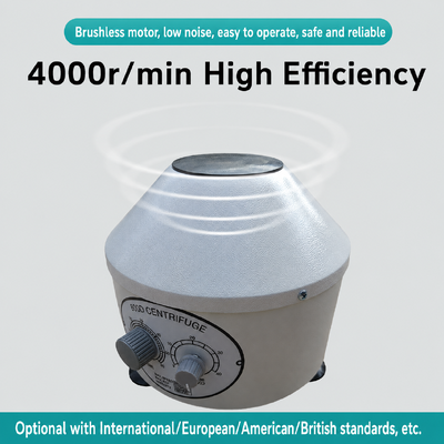 Centrifugeuse à banc Cenlee 800D avec 4000 tours par minute Vitesse 1790xg Force et 6x20ml Capacité pour les laboratoires biomédicaux